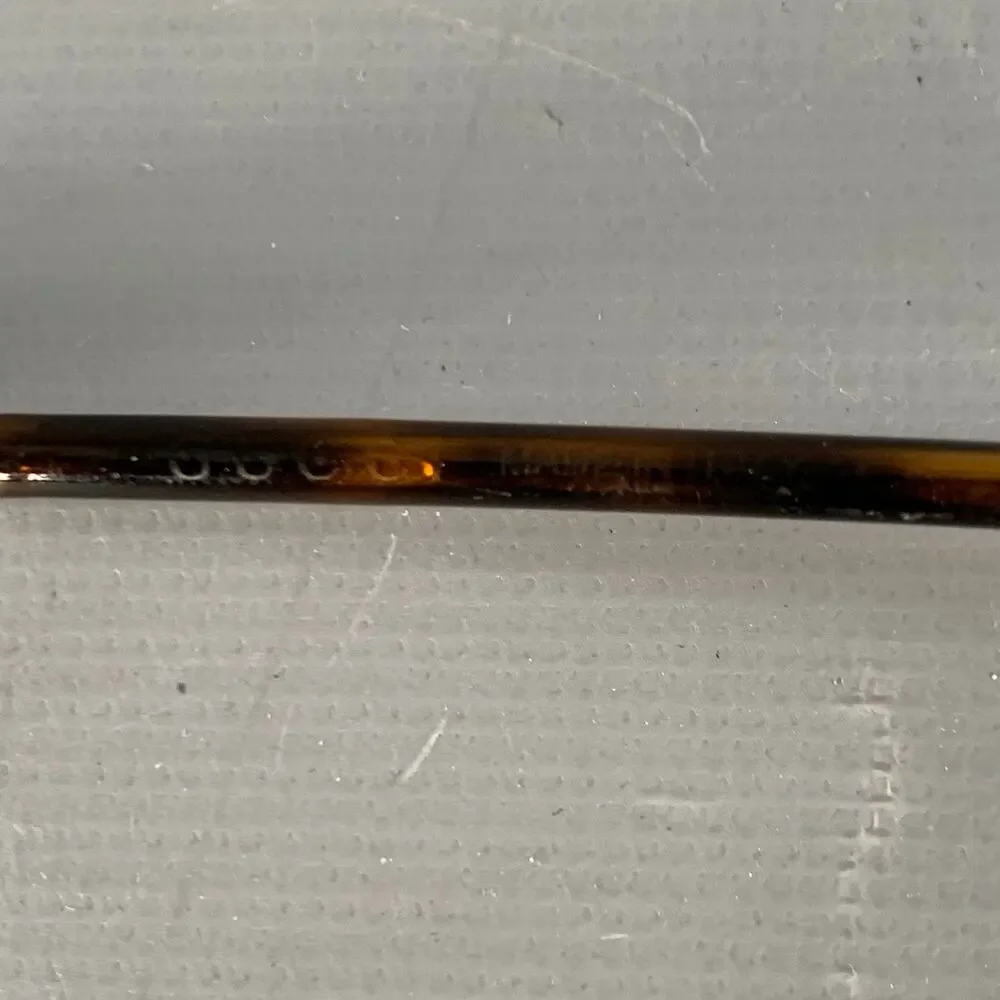 GUCCI Gold Tortoise Shell Metal Eyeglasses Frames